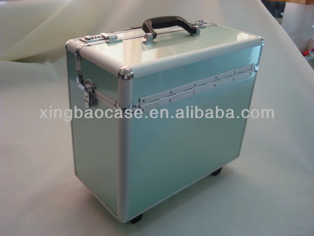 Aluminum case luggage elstree,cases luggage with Nylon and Bag inner,leather pilot trolley case