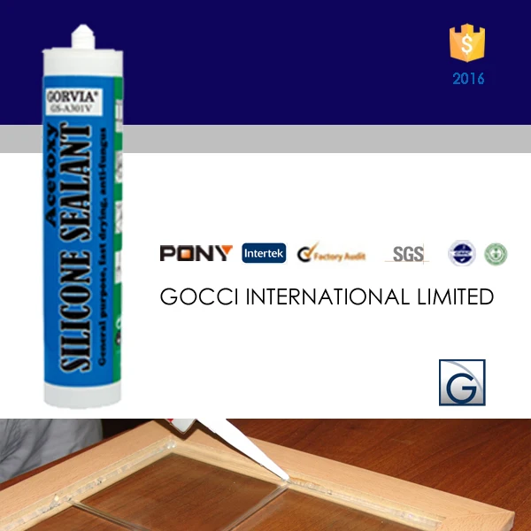 Однокомпонентный уксусный силиконовый герметик серия-A301V