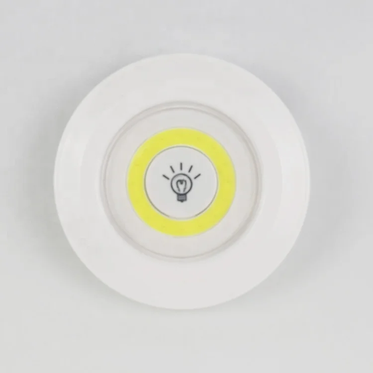  Набор из 3 беспроводных ночных пультов дистанционного управления cob led puck light для домашнего шкафа