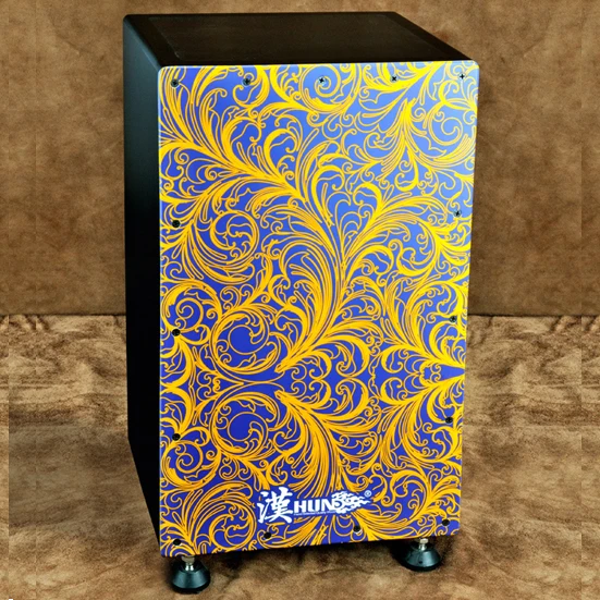 Small Custom Latin Percussion Wood Drum Cajon with adjustable strings