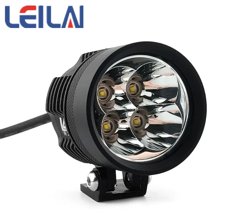 L4X 4500LM 6000K Auxiliary Working Lights Spot Beam LED Motor Headlamp