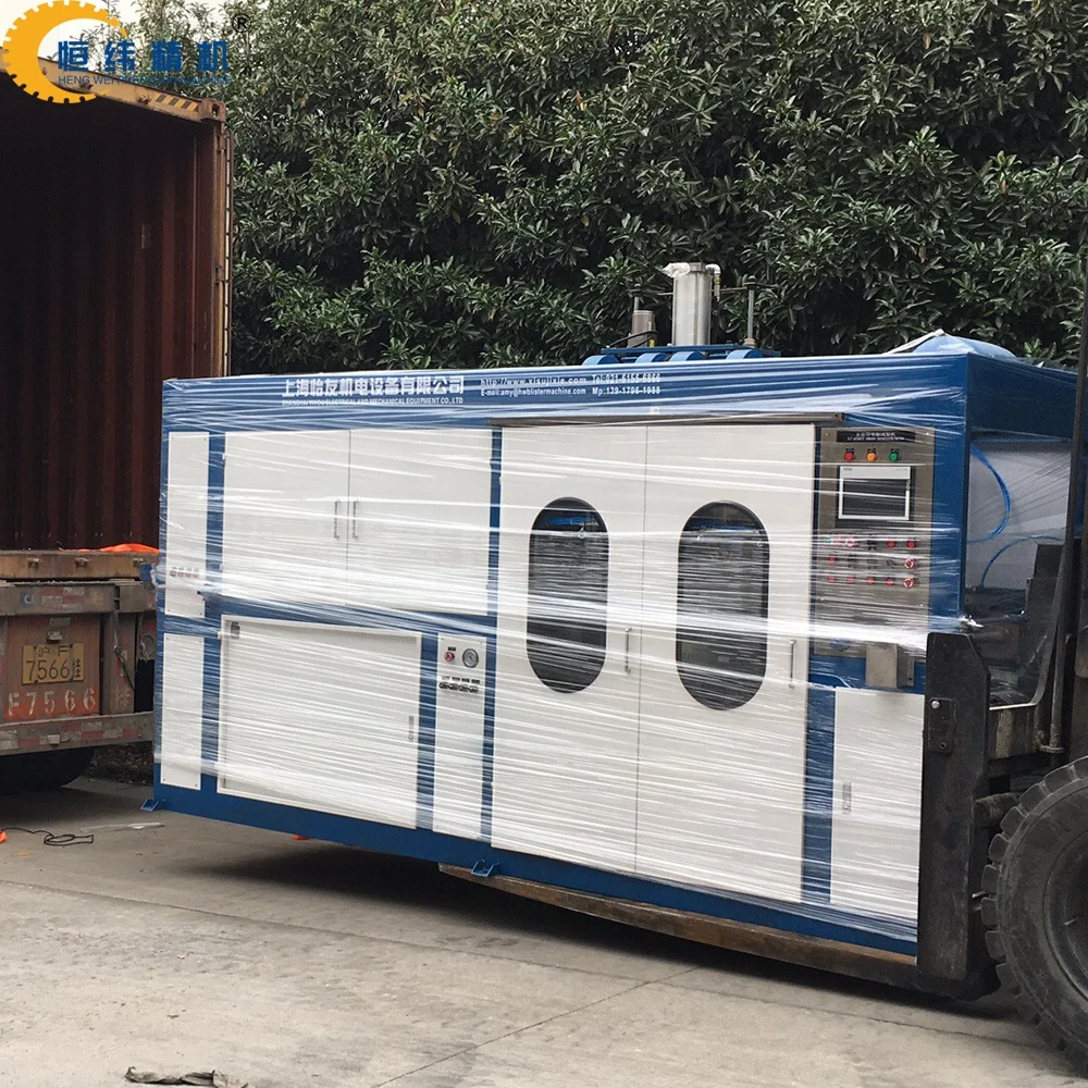 Big production quantity thermoforming machine for flower pot