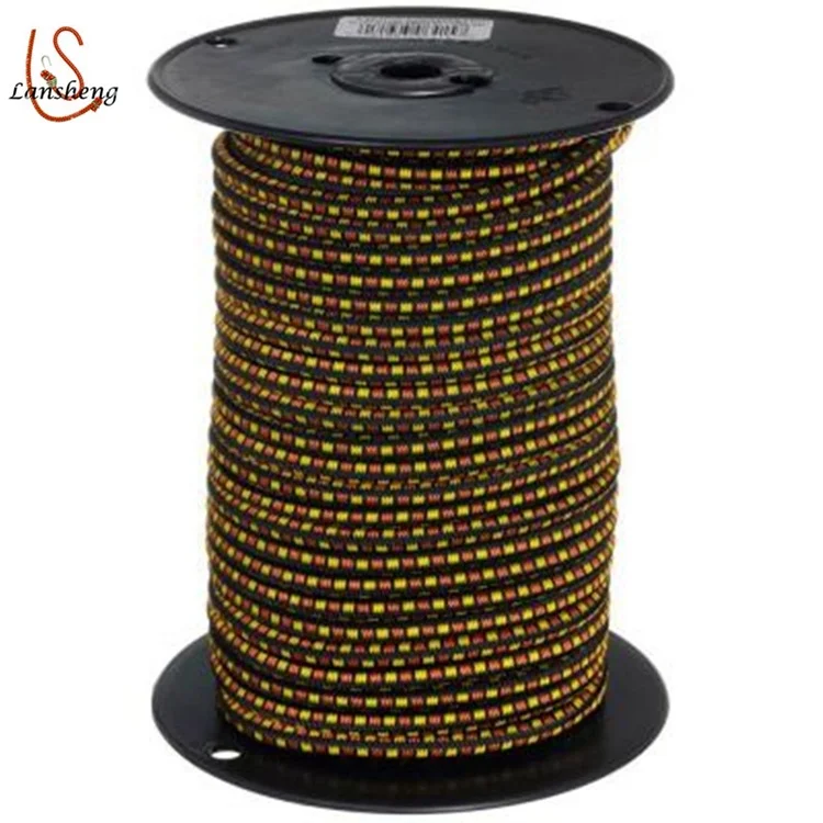 Manufacturer custom elastic bungee high quality latex cord