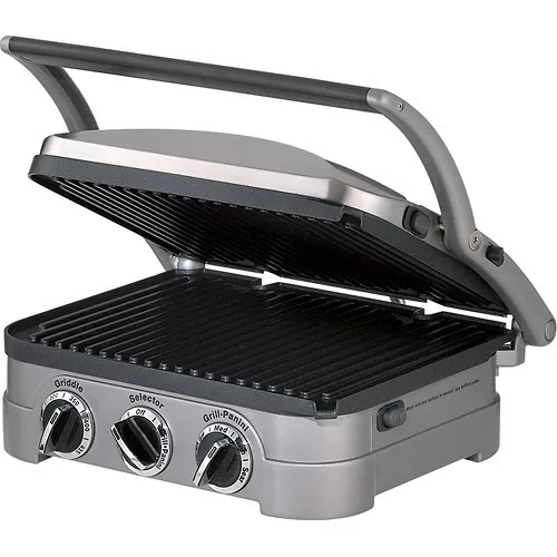New design Stainless Steel Panini Grill Maker for Bread