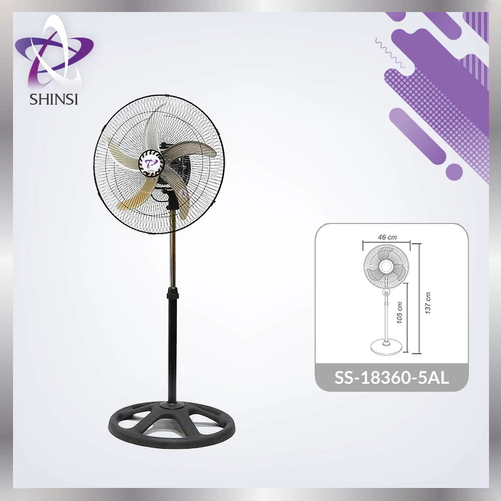 Electrical 3 in1 360 Degree Rotation Fan High SS-18360-5AL High performance noiseless