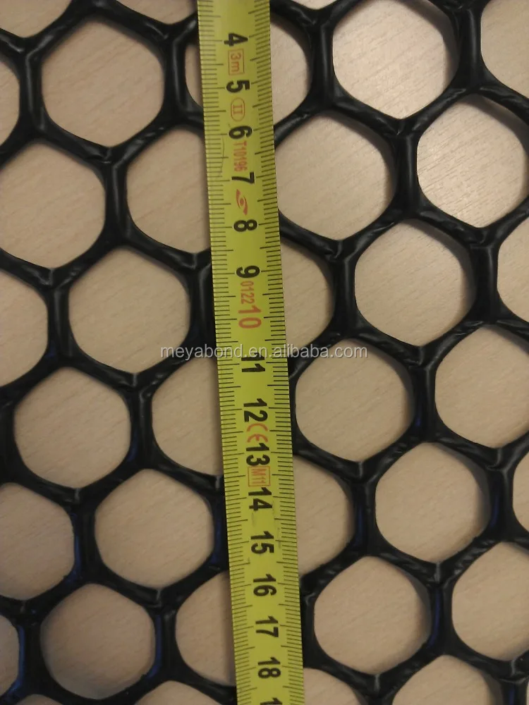 HDPE/ POLY plastic flat wire mesh/plastic plain netting for poultry
