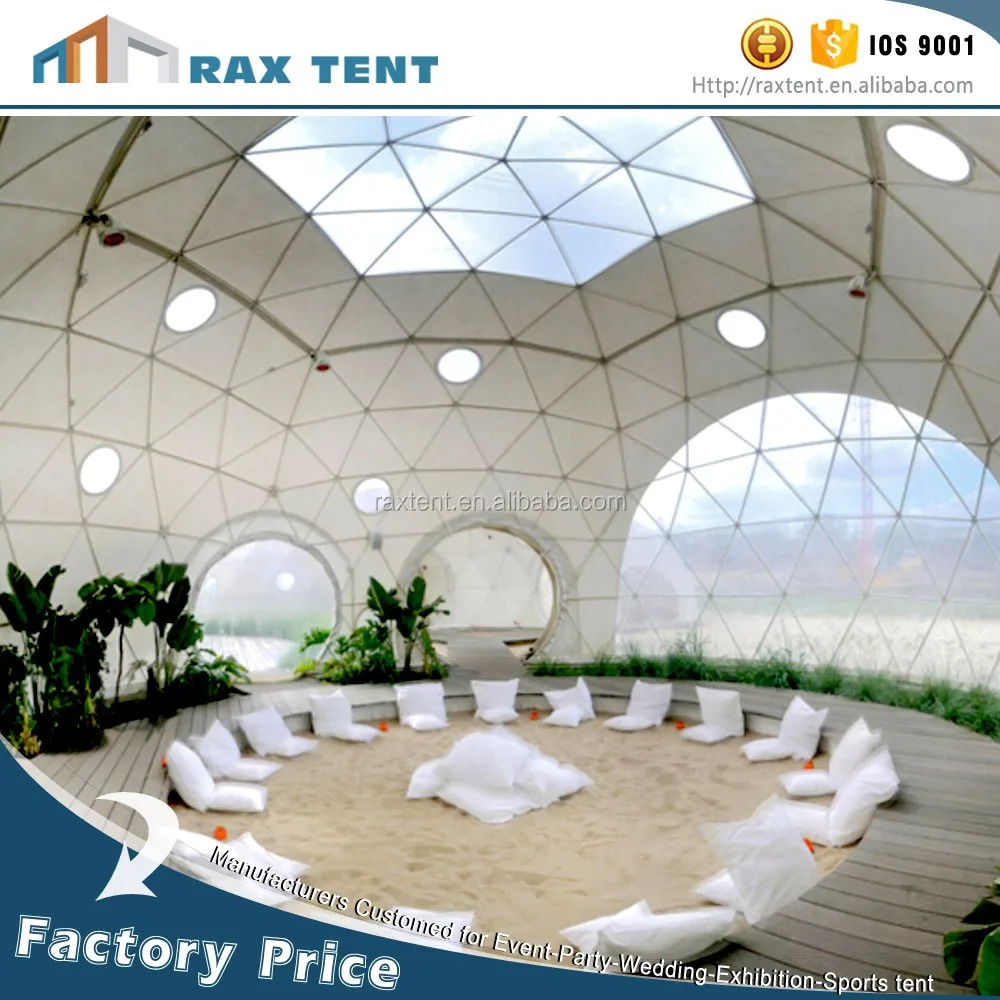 Supply geodesic dome kit tent, cheap nice prefab geodesic dome tent for sale