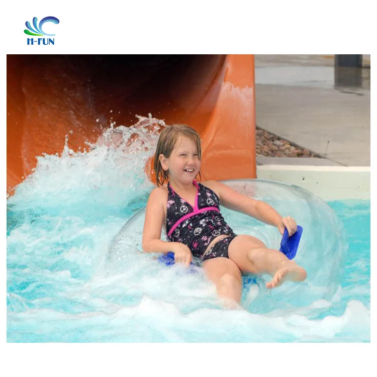 Swimming pool tube slide fiberglass water slide tubes for sale pool single float tube