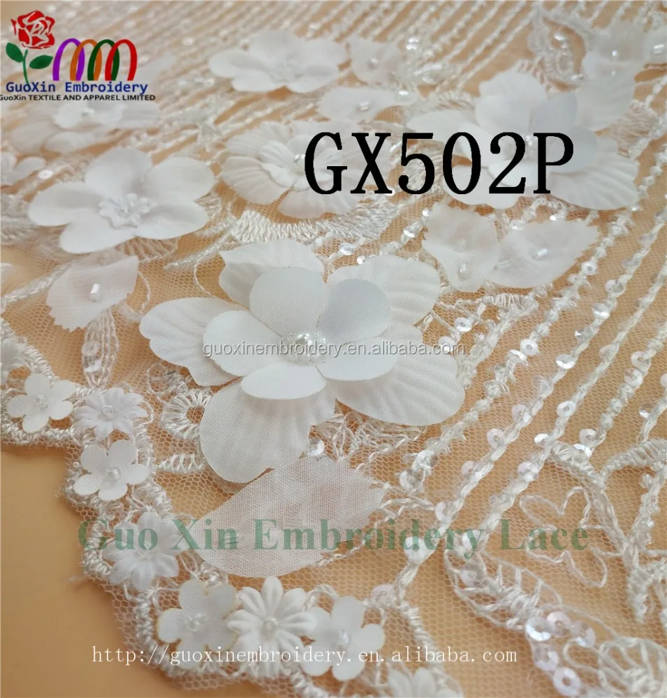 3d bridal lace fabric with beads and flowers /3d flower lace embroidered fabric/3d beaded embroidery bridal laces for dresses