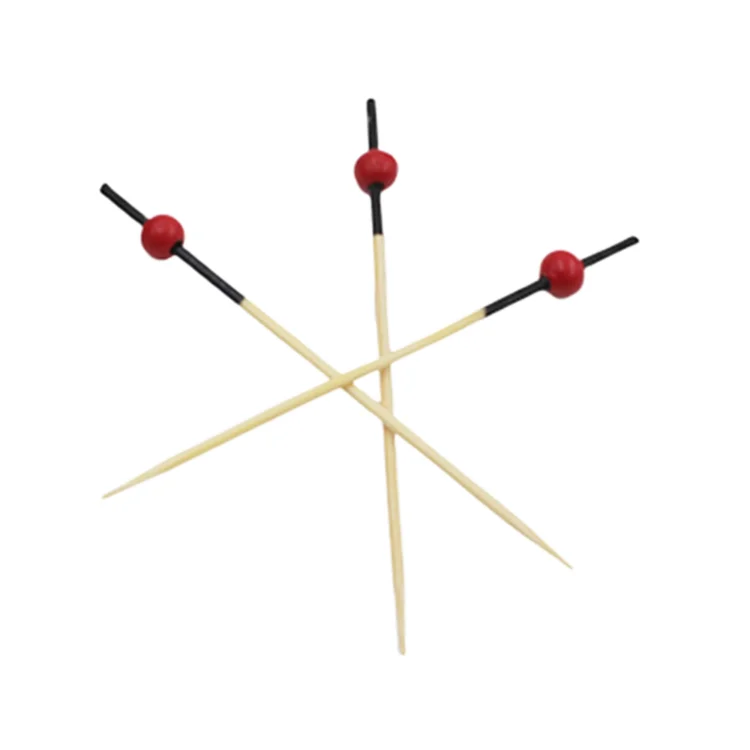 Украшение фруктовые Одноразовые Экологичные бамбуковые Коктейльные Фруктовые палочки