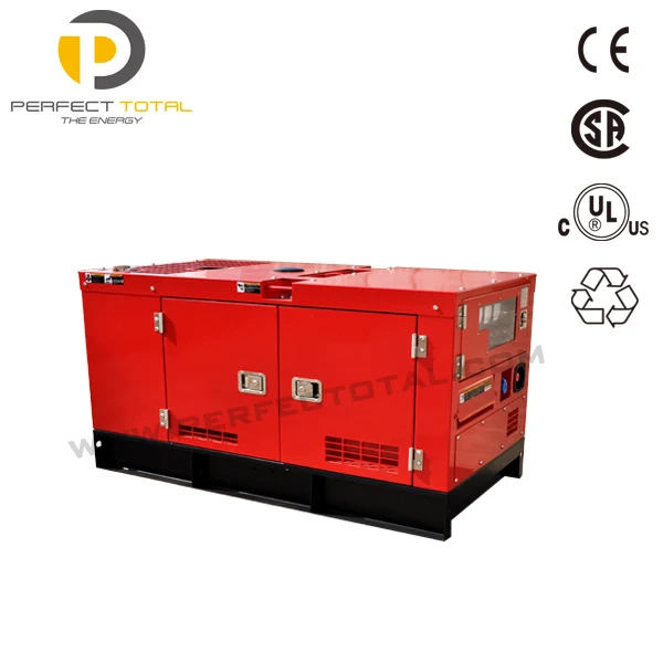 Дизельный электрический генератор с водяным охлаждением мощностью 15 кВА двигателем Laidong