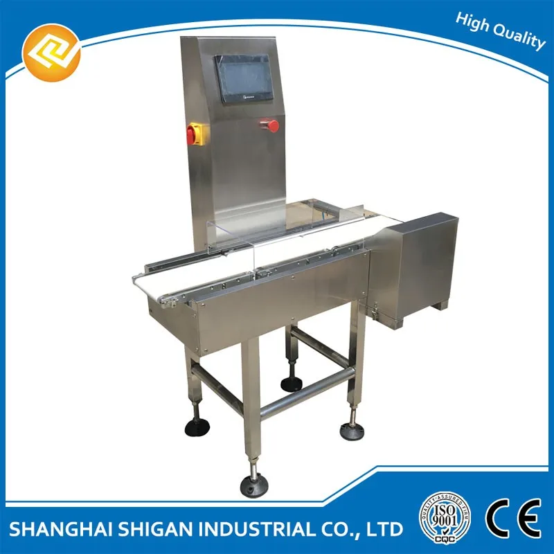 Высокоточные весы для взвешивания ленточных конвейеров мяса с системой отбора электронные контрольные из Шанхая