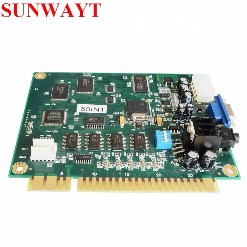 60 в 1 классическая аркадная игра PCB Jamma Multi Game Board вертикальный экран для коктейльной настольной машины игровая