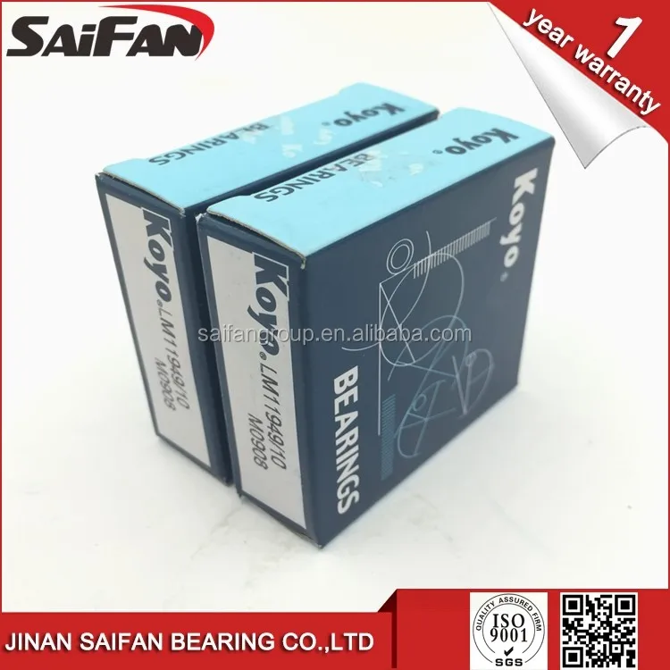 KOYO LM11949/10 Подшипник Конический Роликовый Подшипник LM11949/LM11910 Подшипник 19.05*45.237*16.637