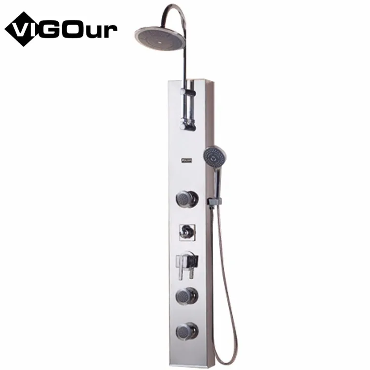 2020 modern design stainless steel honeycomb wallshower panel