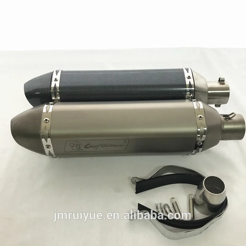 CRAZY OLD MAN motorcycle exhaust muffler L130BT09 for 150-1000cc modified exhaust system