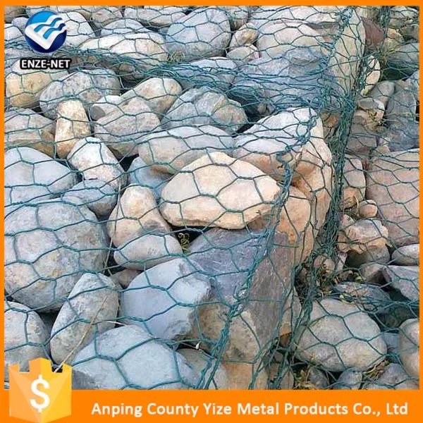Габионы клетки/защита сетка забор рок корзина временные подпорной стенки,