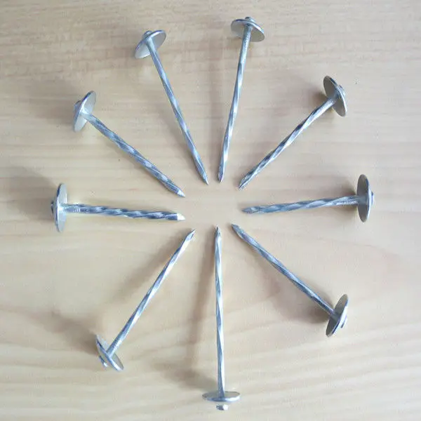 
low price roofing nail / roofing nails with plastic washers 