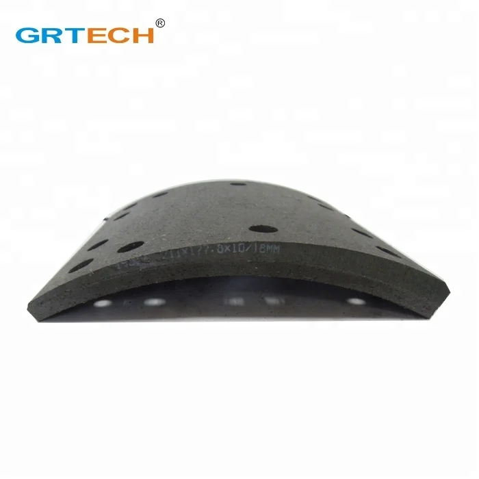 19036 19037 неасбестовые полуметаллические тормозные накладки для грузовиков renault