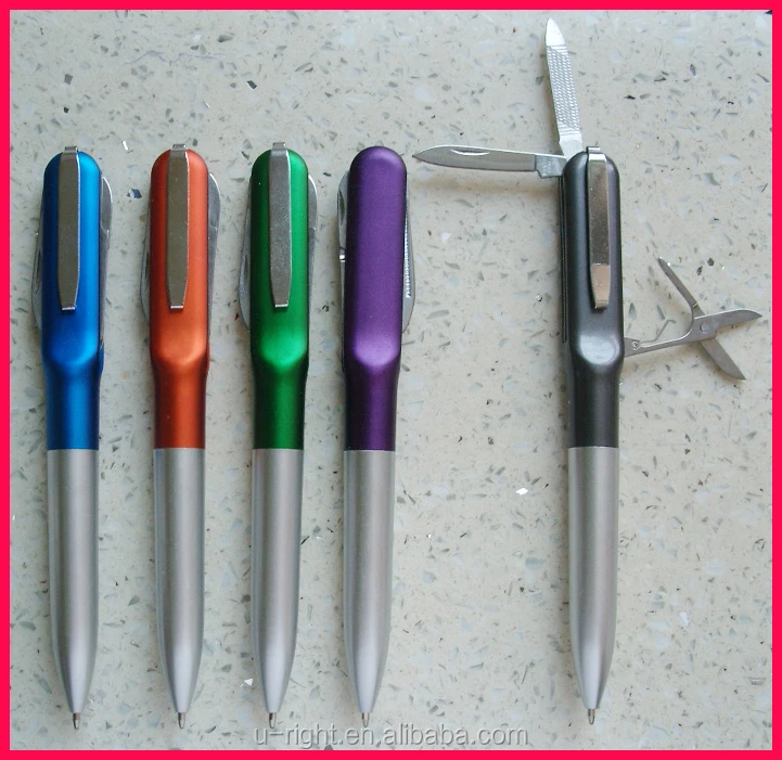 Multi Function Pen(with knives and light)