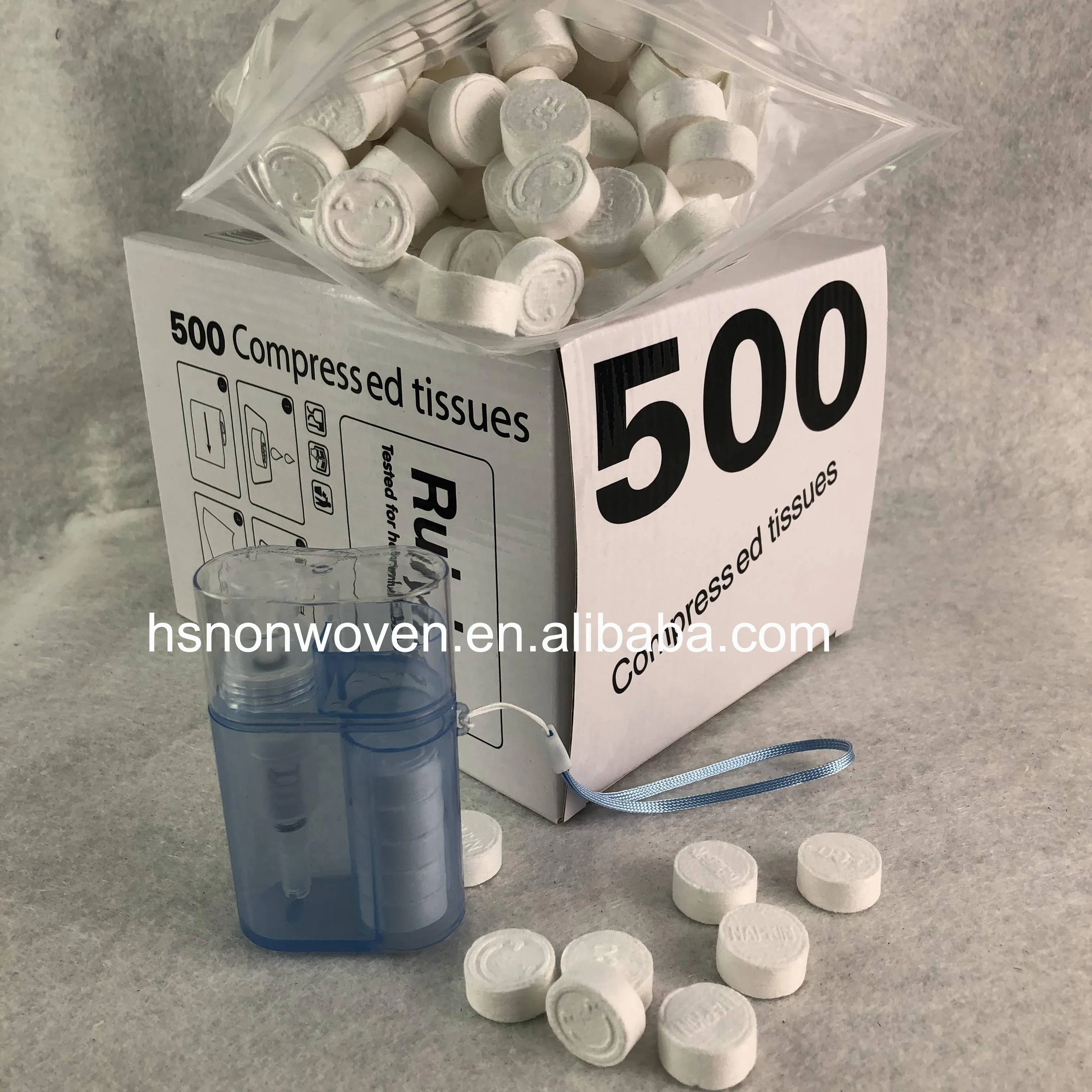 Мягкие экологически чистые одноразовые таблетки, сжатые салфетки для лица