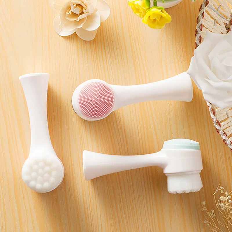 Skin Care Beauty Massage Silicone Electric Multifunctional Cleanser facial brush set facial cleansing brush