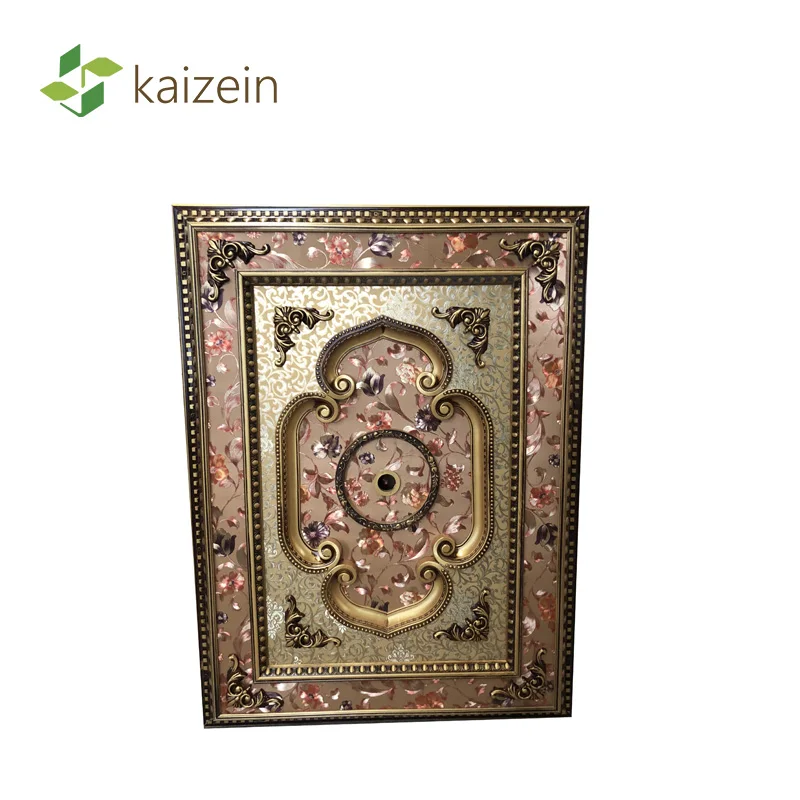 Construction Easy Insalled Polystyrene Artistic Ceiling Lamp Plate