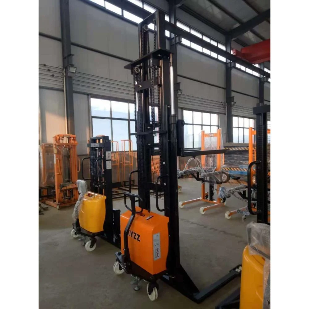 1T 2T electric stacker truck pallet lift stacker customizable