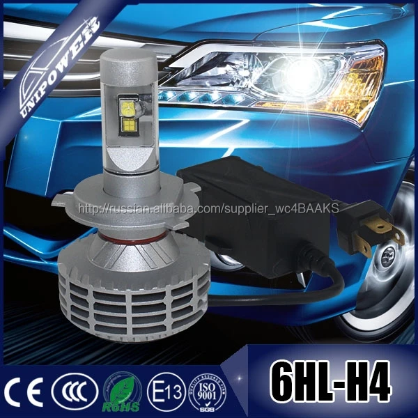 Новые 6хl DC12-24V 3000 К ~ 10000 USCREE + филипп canbus h4 люмен из светодиодов лампы свет