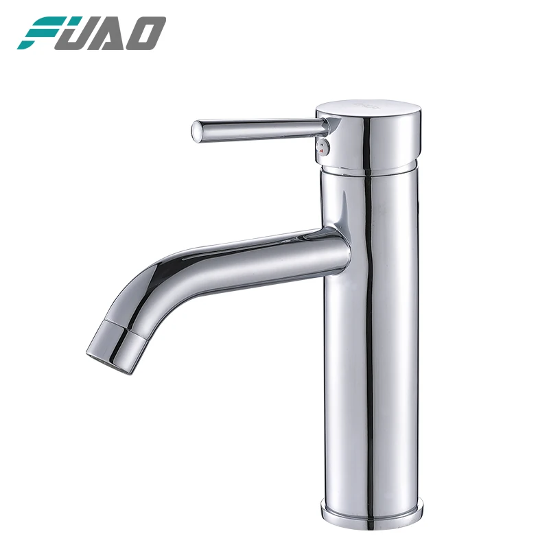 
FUAO colorful bathroom LED basin faucet Hot/Cold Water Mixer faucet 