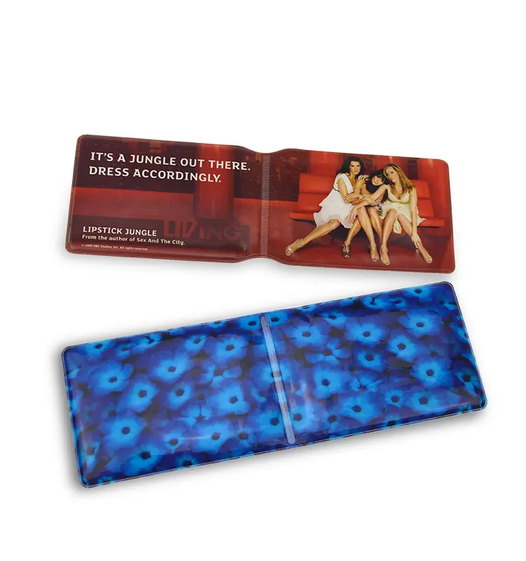 2019 Latest Style Small Plastic Folding PVC Tour Ticket Holder,Airline Ticket Pouch,Tour Ticket Wallet