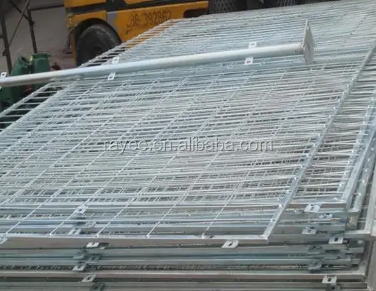 Palisade galvanised fencing/ muro con pliegues,cerca temporal