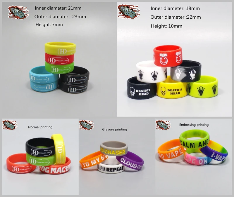 
custom vape band for vape show give away product 