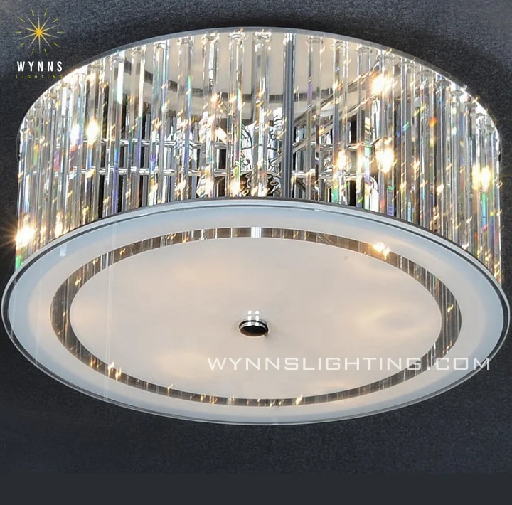 Contemporary Home and Living Room Ceiling Lighting with Smart Home Crystal Features