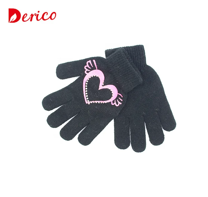 BSCI Factory Cheap Customized Printed Acrylic Magic Glove For Women