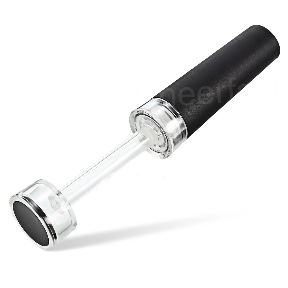 Top Selling Wine Sealer Vacuum Pump Reusable Air Pump Sealed Black Leaktight Bottle Outlet Wine Bottle Stopper Vacuum Pump