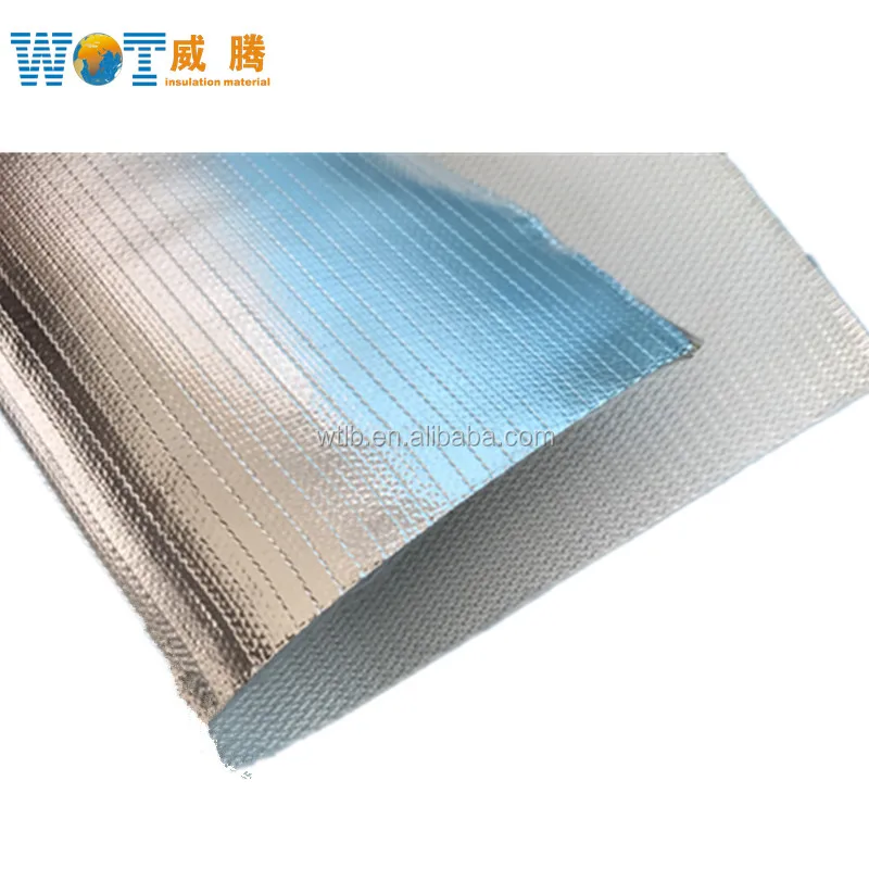 abrasion resistant aluminium foil glass fiber cloth 0.45mm heat insulation