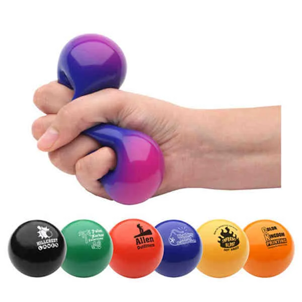 promotional stress ball custom with water/jelly/powder filled inside