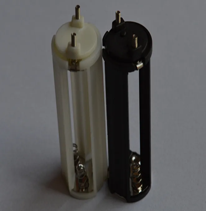cylinder battery holder for 3AAA with 2 spring use for flashlight and others