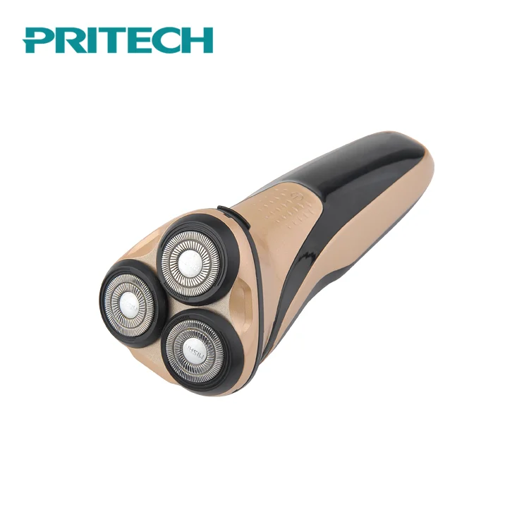 PRITECH IPX7 Full Body Washable Mens 3D Floating Heads Electric Shaver With Logo