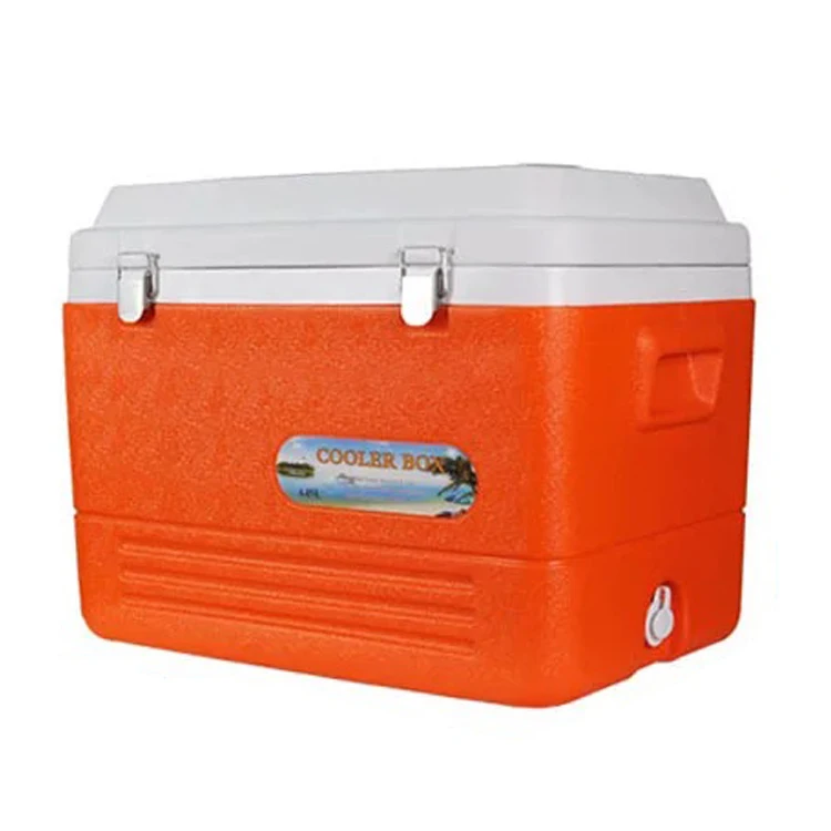 38L 28L 55L Food Grade Portable Insulation Camping Wheeled Ice Cooler Box