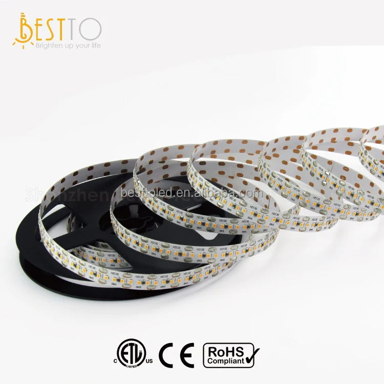 Щебня 3 шаг sdcm <3 SMD 2216 Высокая CRI90 высокой плотности 2700 К 4000 К 6500 К белый светодиод полосы света