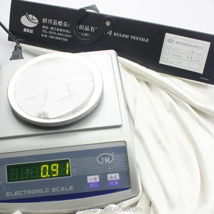 
Factory 50D FDY 32needle 90GSM weft knitting lining fabric plain lustrous best feel for silk pajamas and composite fabric 