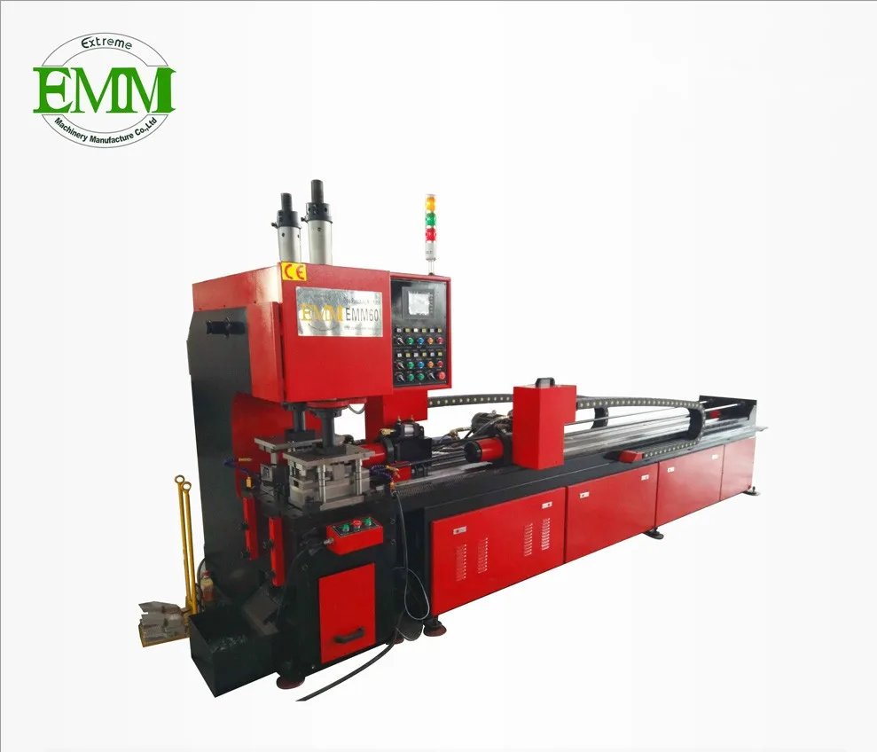 EMM60 hydraulic press for pipes used aluminum window and door hole punching machine