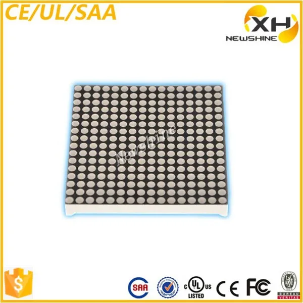 Single Red Green Blue 16*16 Dot 40mm*40mm LED Matrix Display, LED matrix light