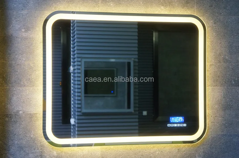 smart time temperature date calendar display blue tooth USB music fm radio for mirror of bathroom K3015