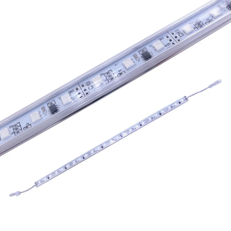 12V Outdoor 48Leds 16pixels UCS1903 SMD 5050 RGB Slim Aluminum Housing Led Bar Light