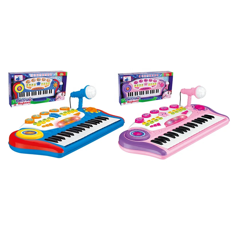 Best selling children piano toy 37keys electronic organ keyboard toy with multifunction .