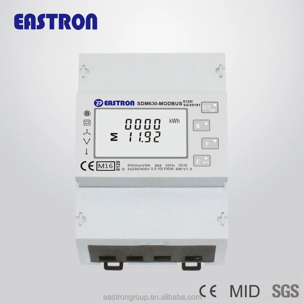 SDM630 Three Phase Multi Function Smart energy Meters