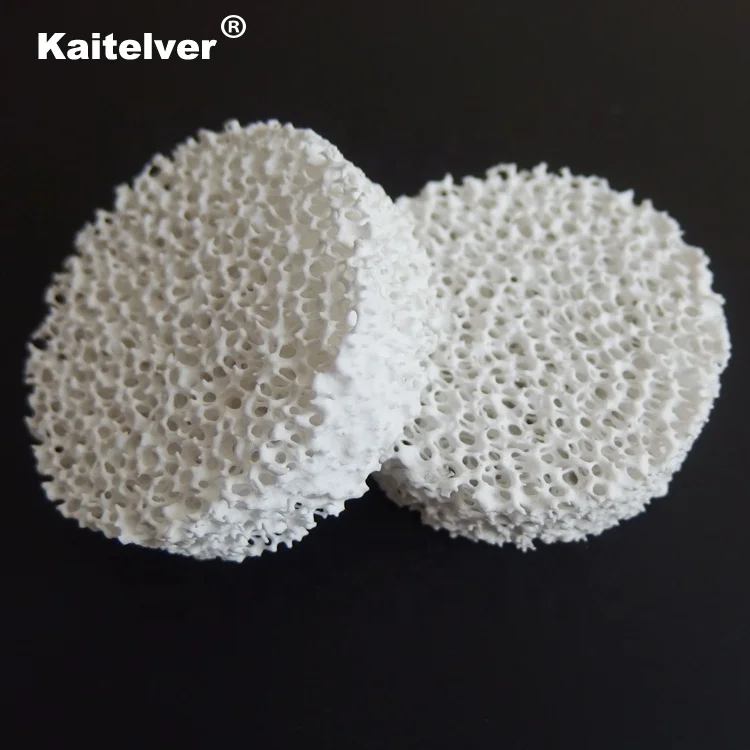 Aluminum casting industry porous ceramic foam filter for aluminum rolling sheet casting